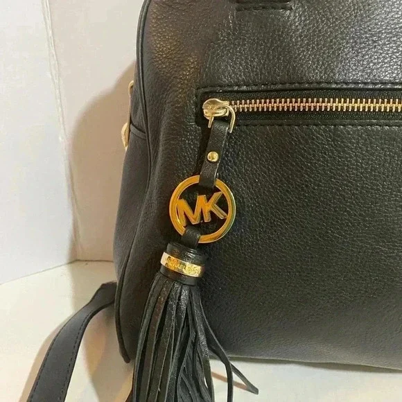 Michael kors Black leather satchel handbag - Picture 9 of 12